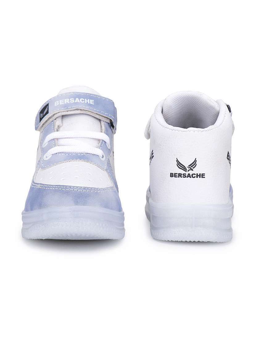 blue & white canvas sports shoes - 21232712 -  Standard Image - 3