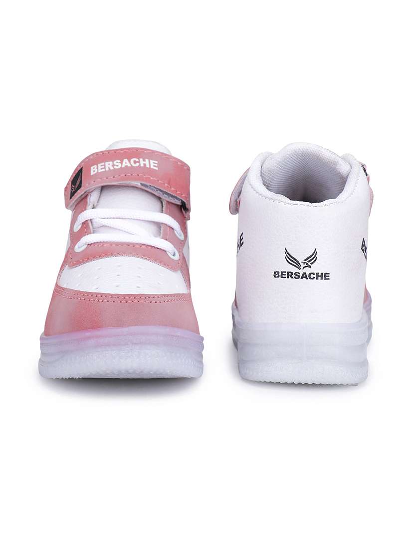 pink & white canvas sports shoes - 21232713 -  Standard Image - 3