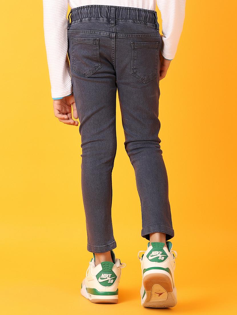 kids grey plain jean - 21233283 - Standard Image - 3