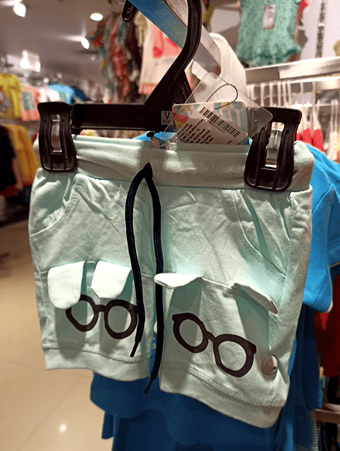 light blue single jersey shorts & three fourth - 21233291 - Zoom Image - 0