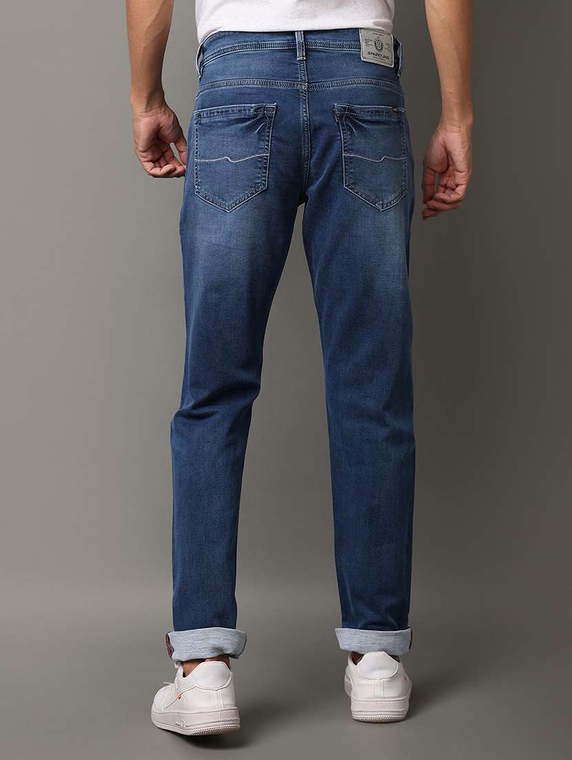 men mid rise denim jeans - 21233322 -  Standard Image - 3