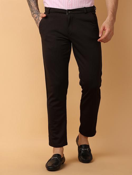 men mid rise chinos casual trousers - 21233357 - Standard Image - 0