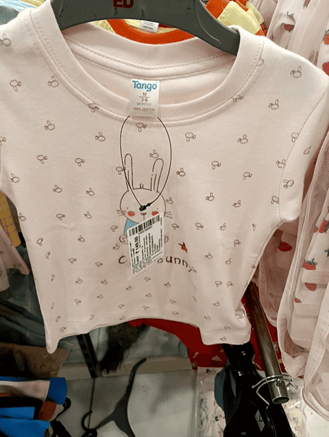 pink cotton interlock tshirt - 21233390 - Zoom Image - 0