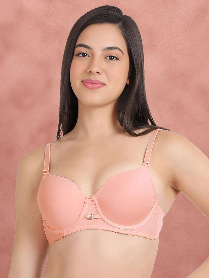 pack of 2 multi colored nylon t-shirt bra - 21234148 - Standard Image - 3