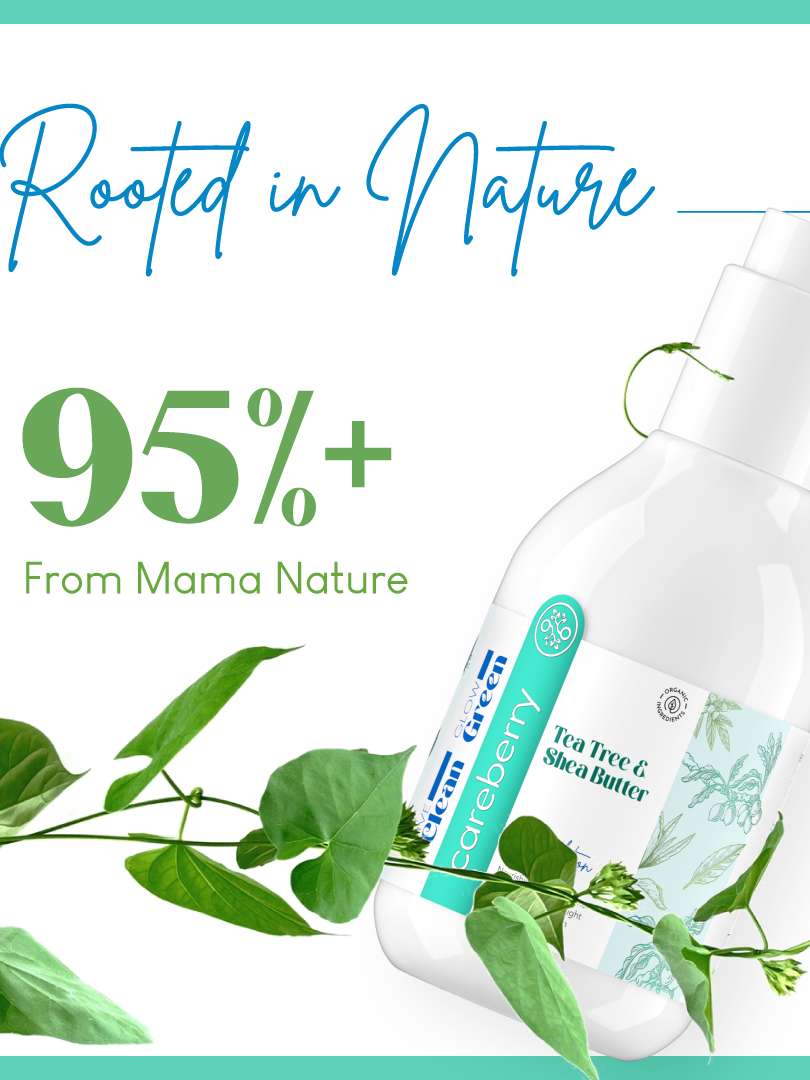 careberry's tea tree oil & shea butter nourishing body lotion for extra dry skin, ayush certified ayurvedic, 200ml - 21234212 -  Standard Image - 3