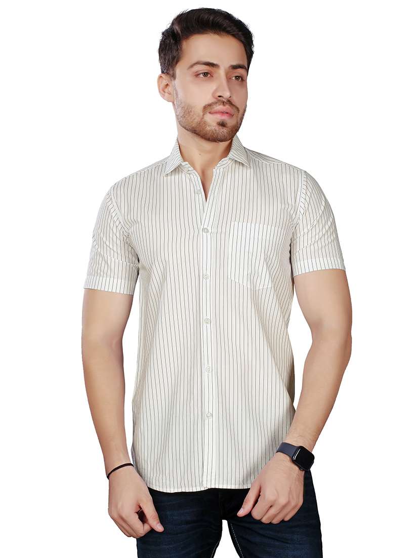 men solid cotton casual shirt - 21235798 - Zoom Image - 0