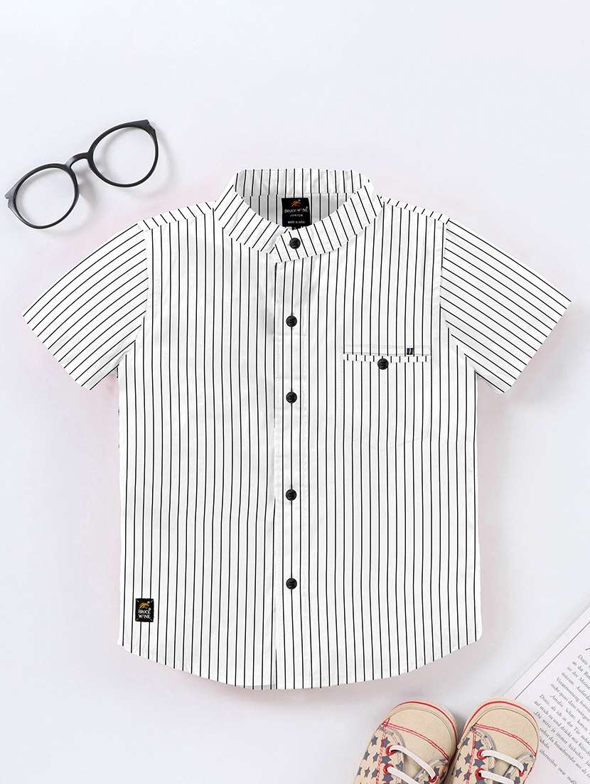 boys striped cotton shirt - 21235833 - Zoom Image - 0