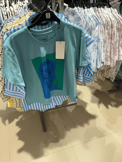 light green poly cotton tshirt - 21236092 - Standard Image - 0