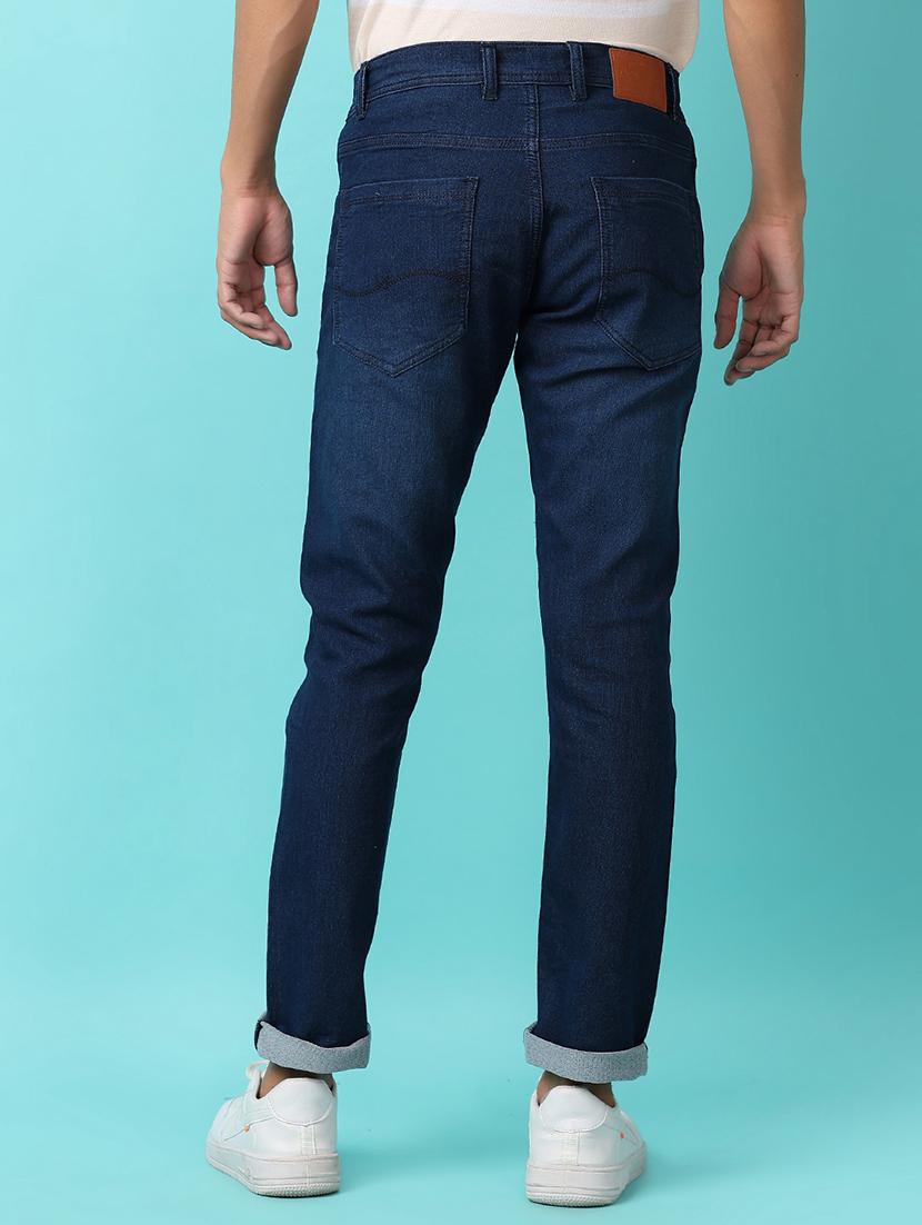men mid rise slim fit plain jeans - 21236129 - Standard Image - 3
