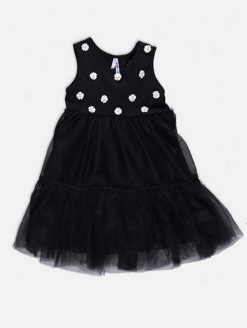black cotton frock - 21236454 -  Standard Image - 0