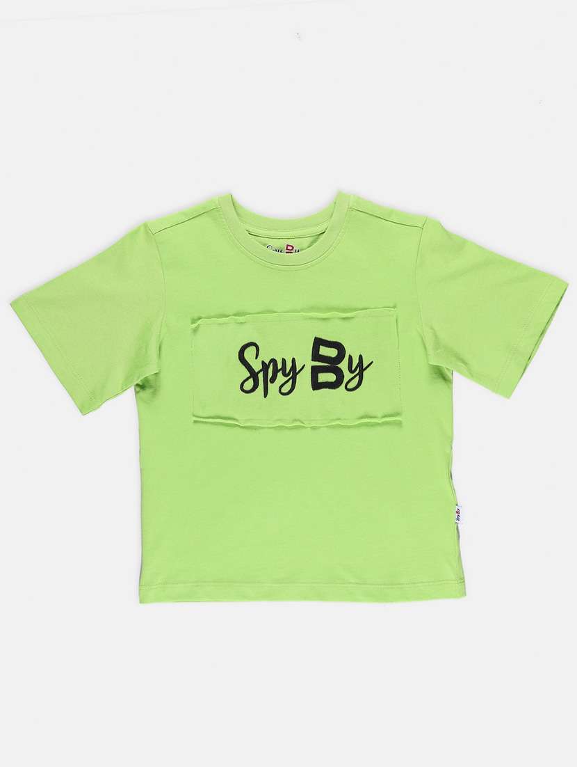 girl printed short sleeves tee