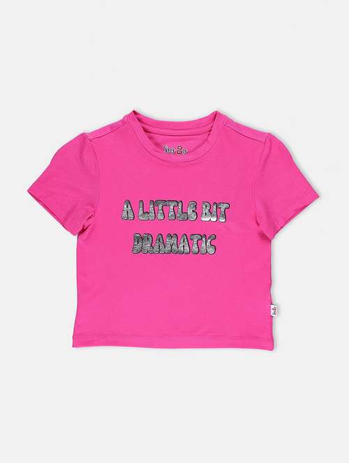 girl printed short sleeves tee - 21237022 - Standard Image - 0