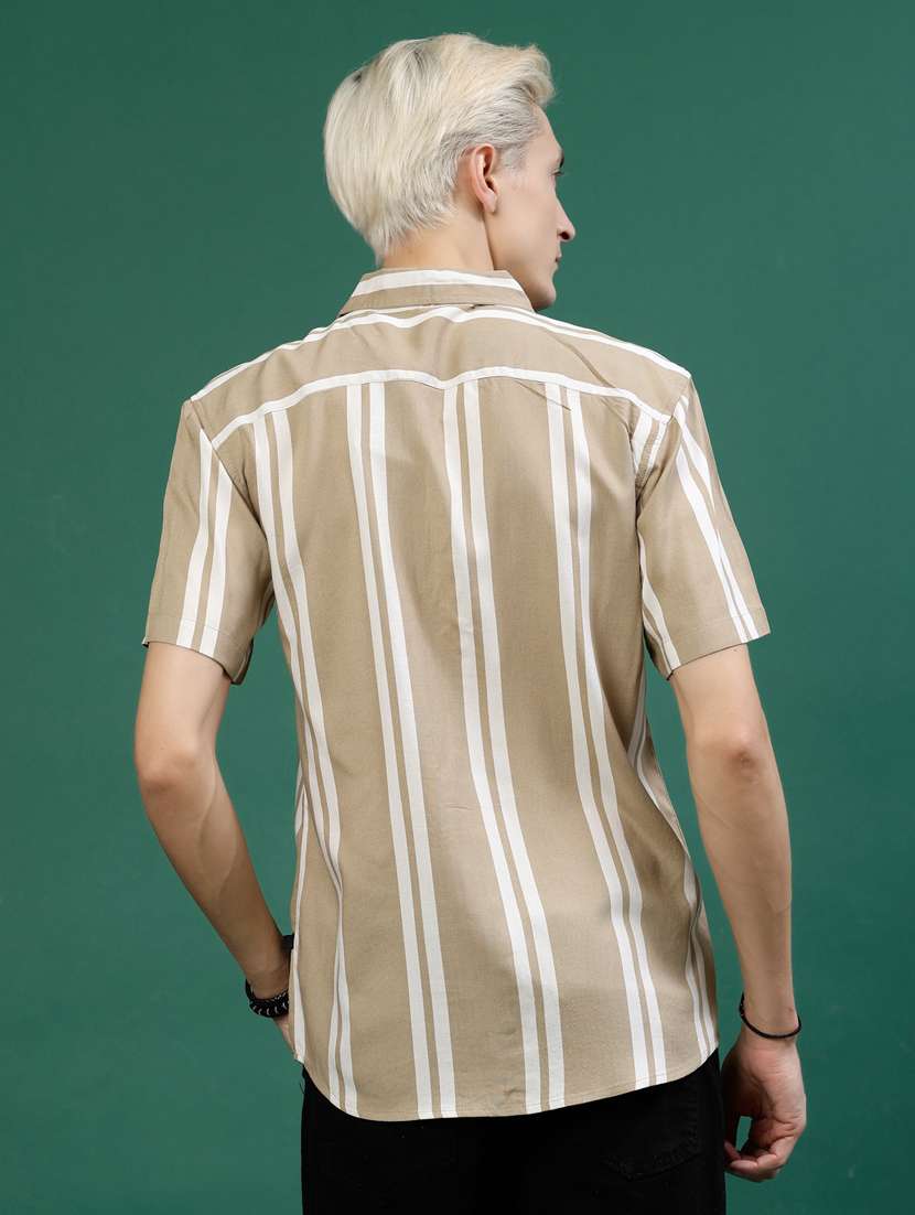 men printed rayon casual shirt - 21237129 -  Standard Image - 3