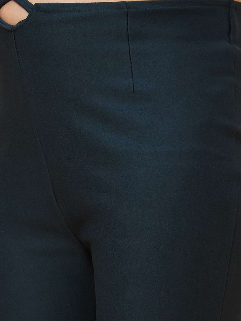 Green Polyester Trouser - 21237131 -  Standard Image - 5