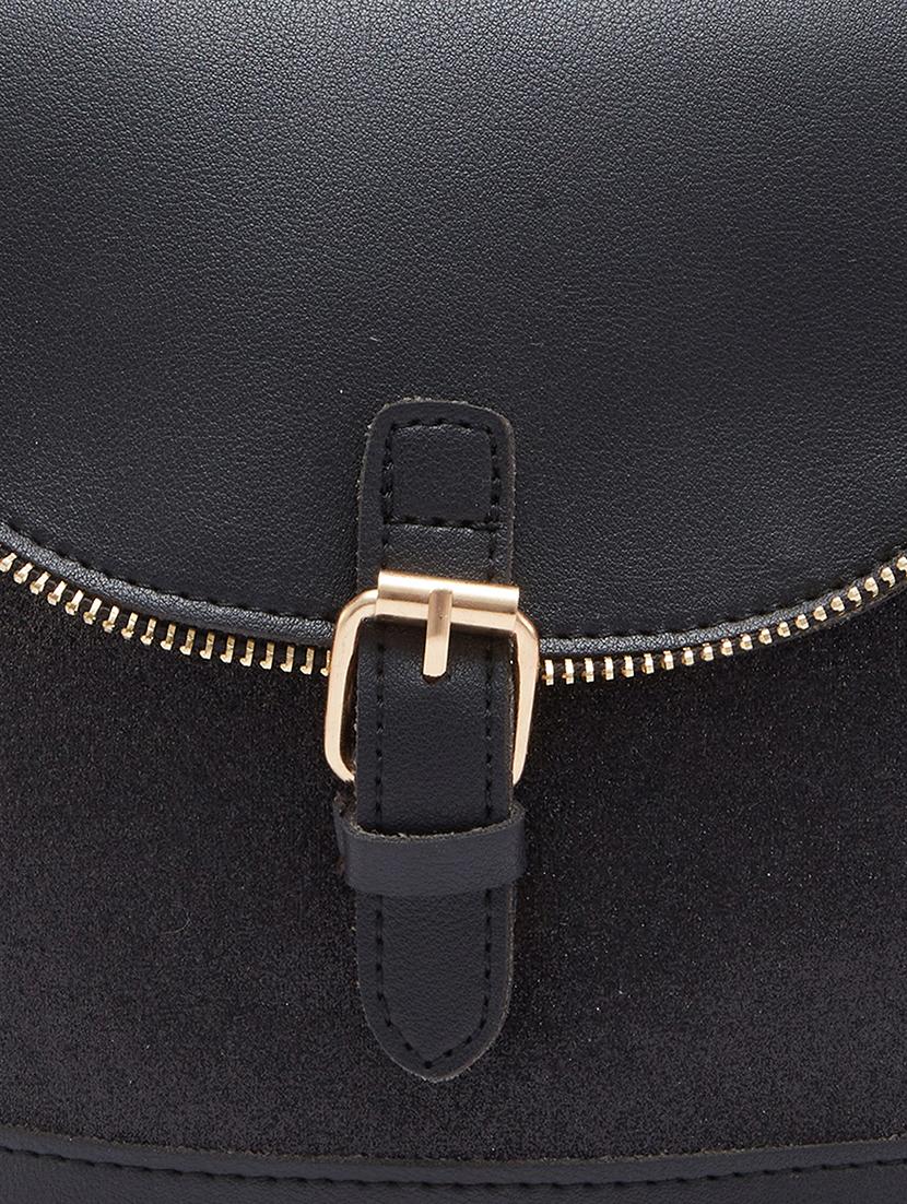 women black leatherette (pu) fashion backpack - 21237165 - Standard Image - 3