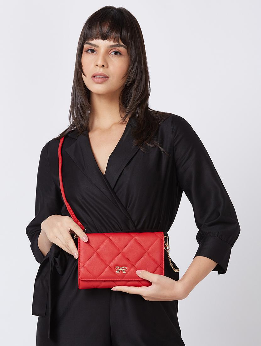women red leatherette (pu) handbag - 21237579 - Standard Image - 5
