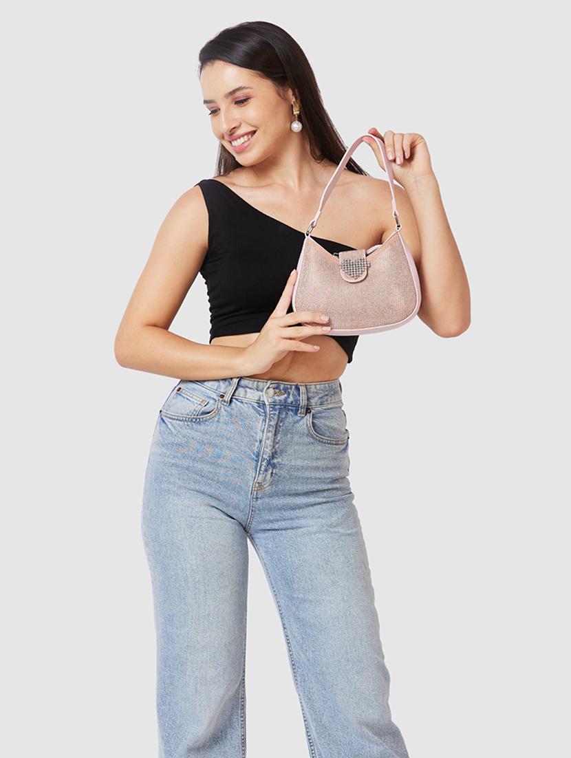 women nude leatherette (pu) handbag - 21237588 - Standard Image - 5