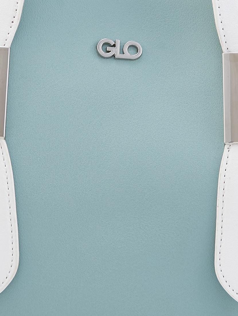 women blue leatherette (pu) handbag - 21237589 - Standard Image - 3