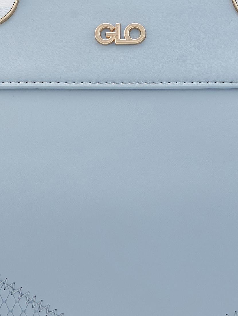 women blue leatherette (pu) handbag - 21237590 - Standard Image - 3