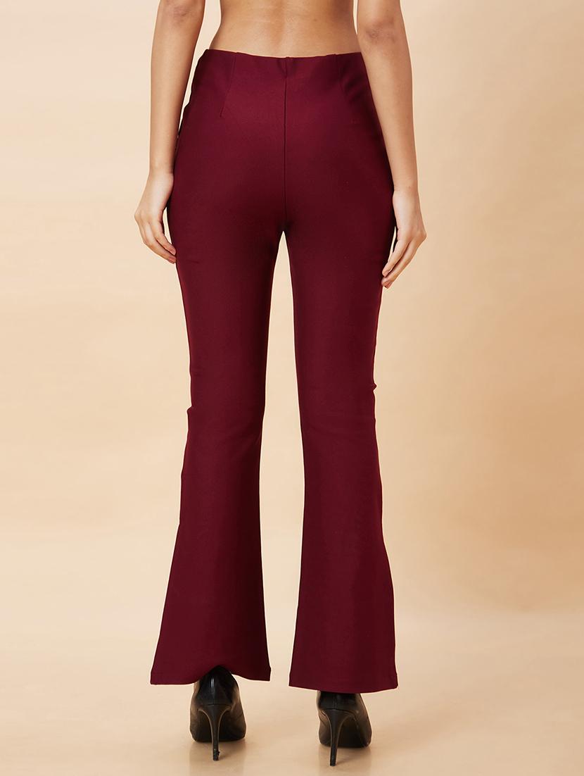 burgundy cotton blend jeggings - 21237709 - Standard Image - 3