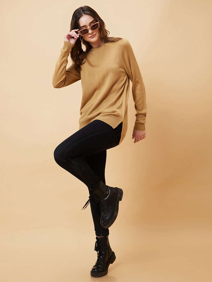 coffee brown acrylic regular top - 21237829 -  Standard Image - 3