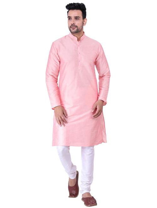 men mandarin neck kurta churidar set - 21238533 - Standard Image - 0