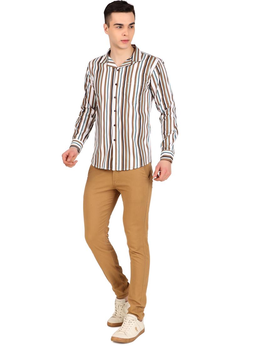 men checkered cotton casual shirt - 21238615 - Standard Image - 3