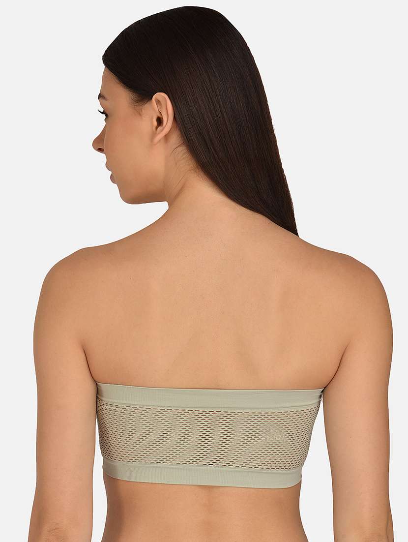 women multicolored set of 3 solid tube bra - 21239359 - Standard Image - 5