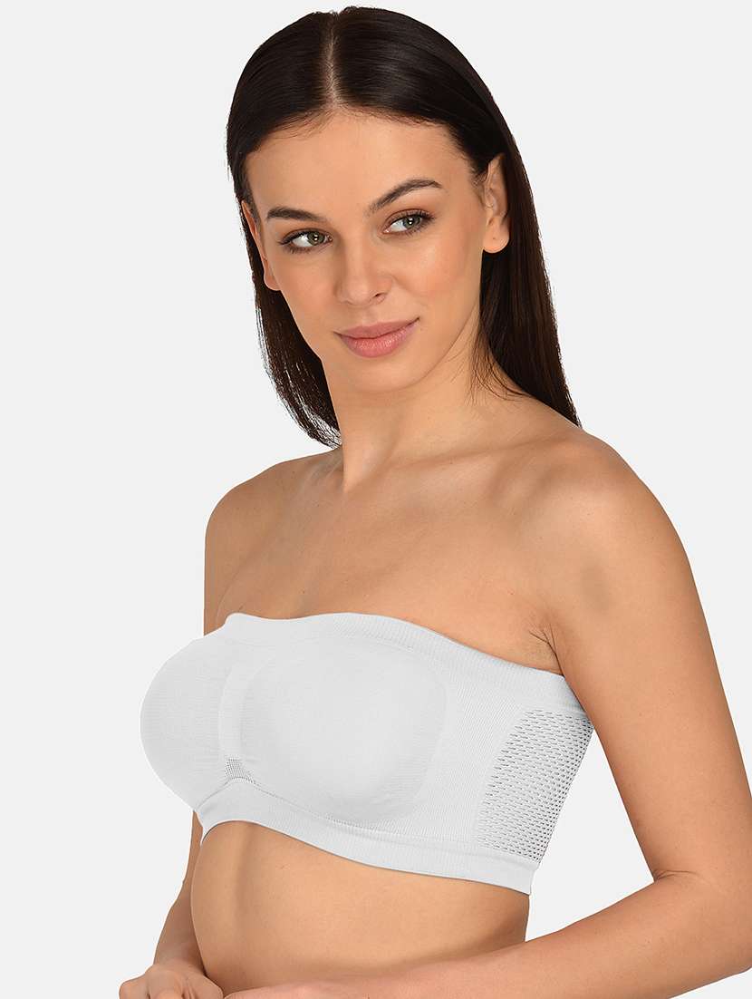 women multicolored set of 2 solid tube bra - 21239362 - Standard Image - 5