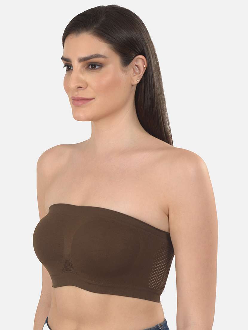 women multicolored set of 2 solid tube bra - 21239367 -  Standard Image - 5