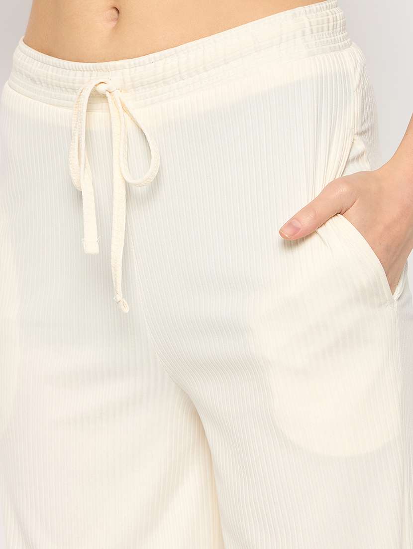 women round neck solid nightwear set - 21239413 -  Standard Image - 5