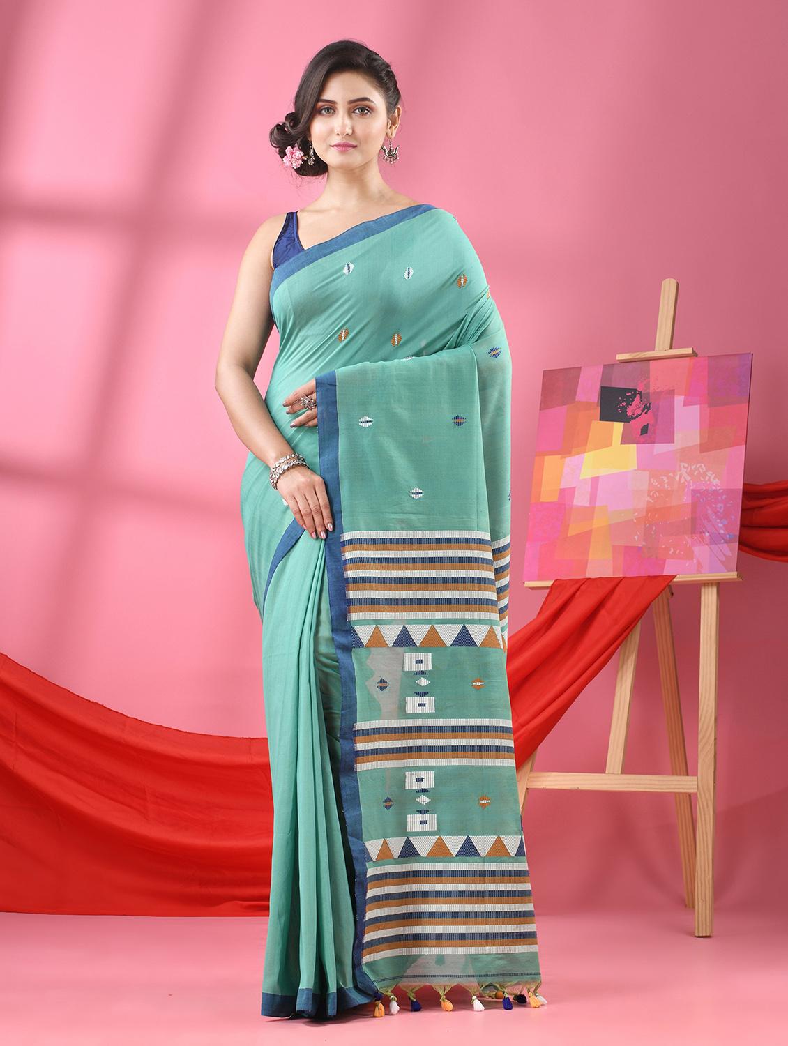 women self design handloom saree - 21240628 -  Zoom Image - 0