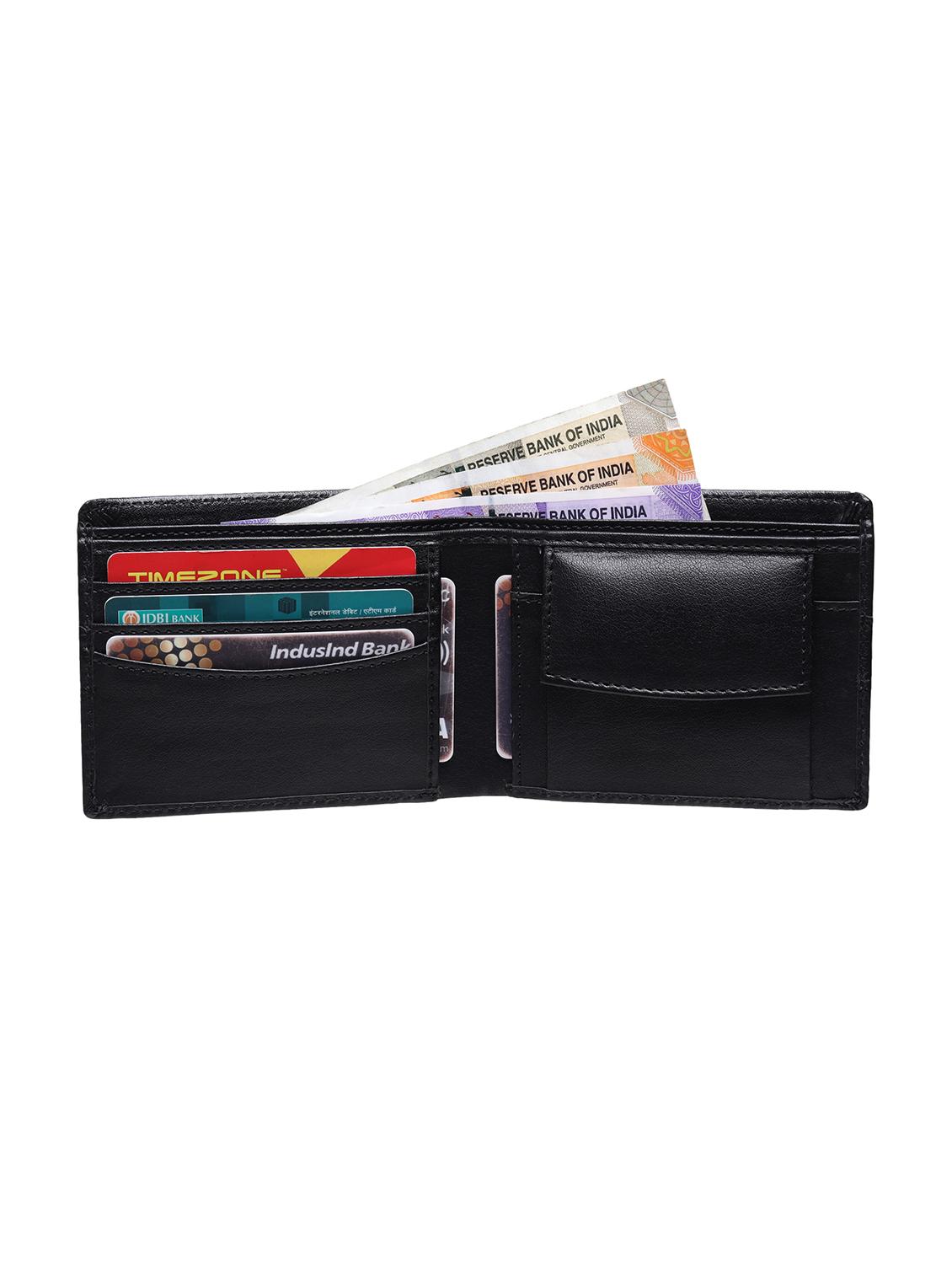 black leatherette wallet - 21241431 - Standard Image - 3