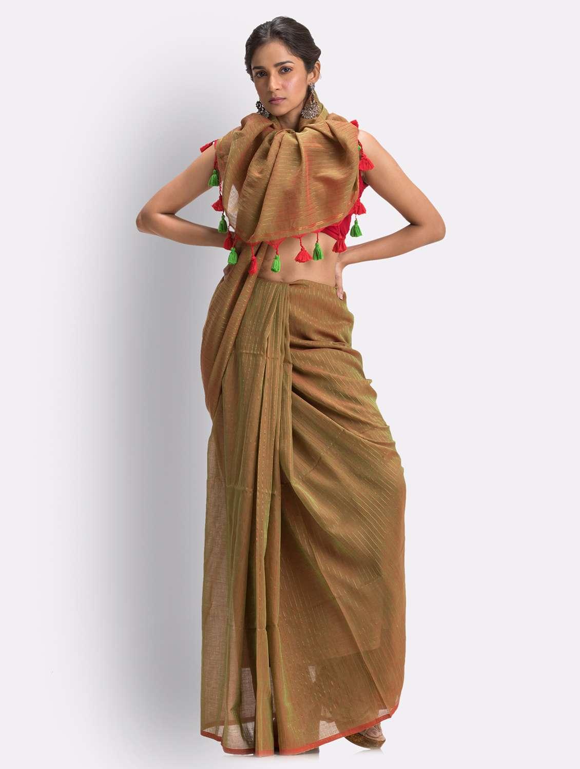 women handloom saree - 21241995 - Standard Image - 3