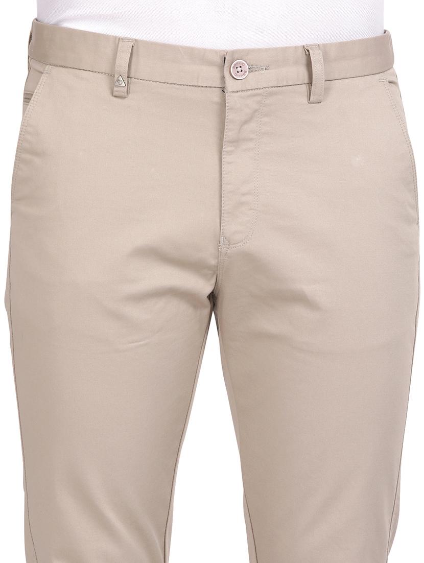 cream cotton chinos casual trousers - 21242449 - Standard Image - 5