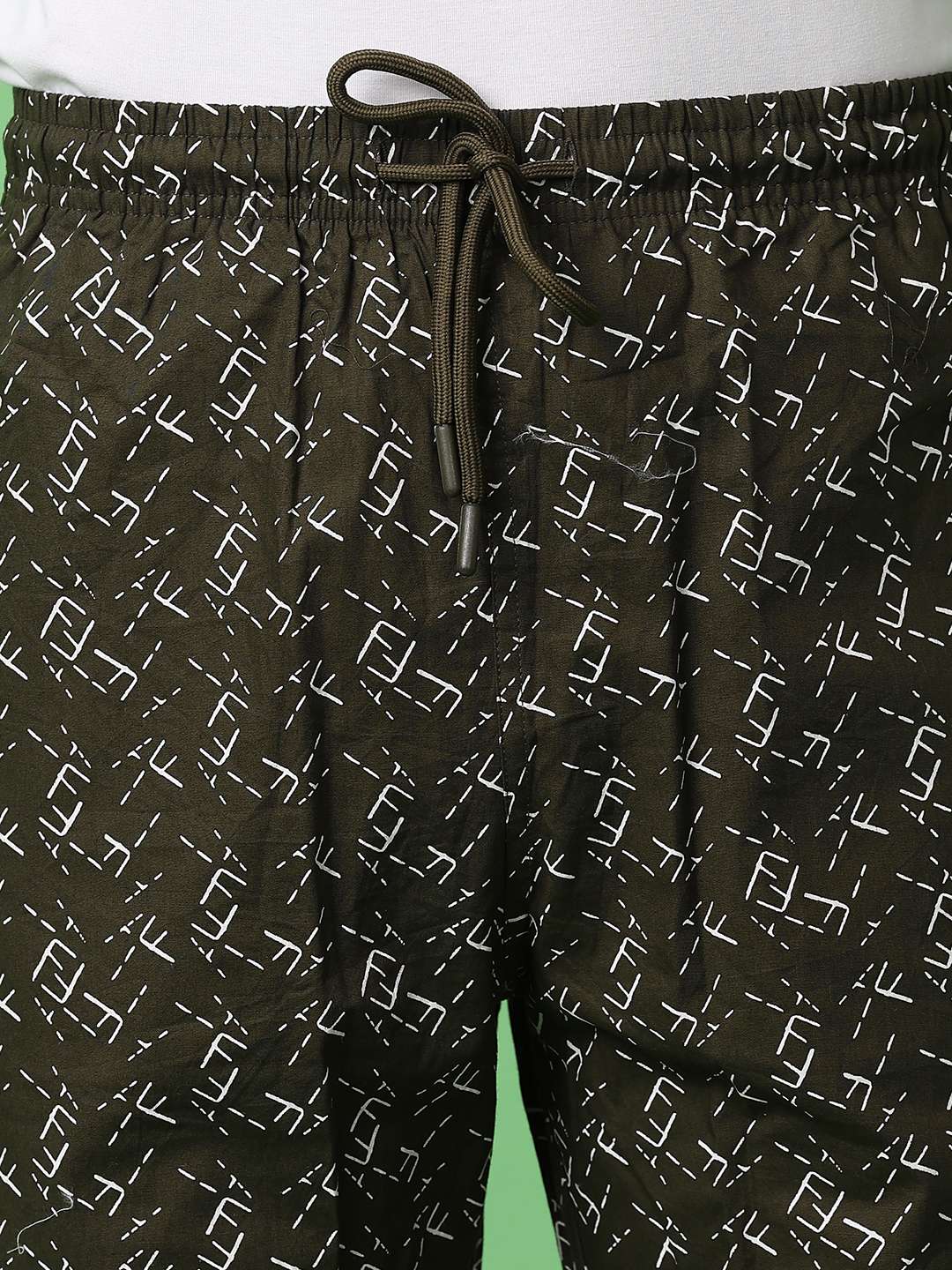 olive poplin shorts - 21244258 - Standard Image - 3