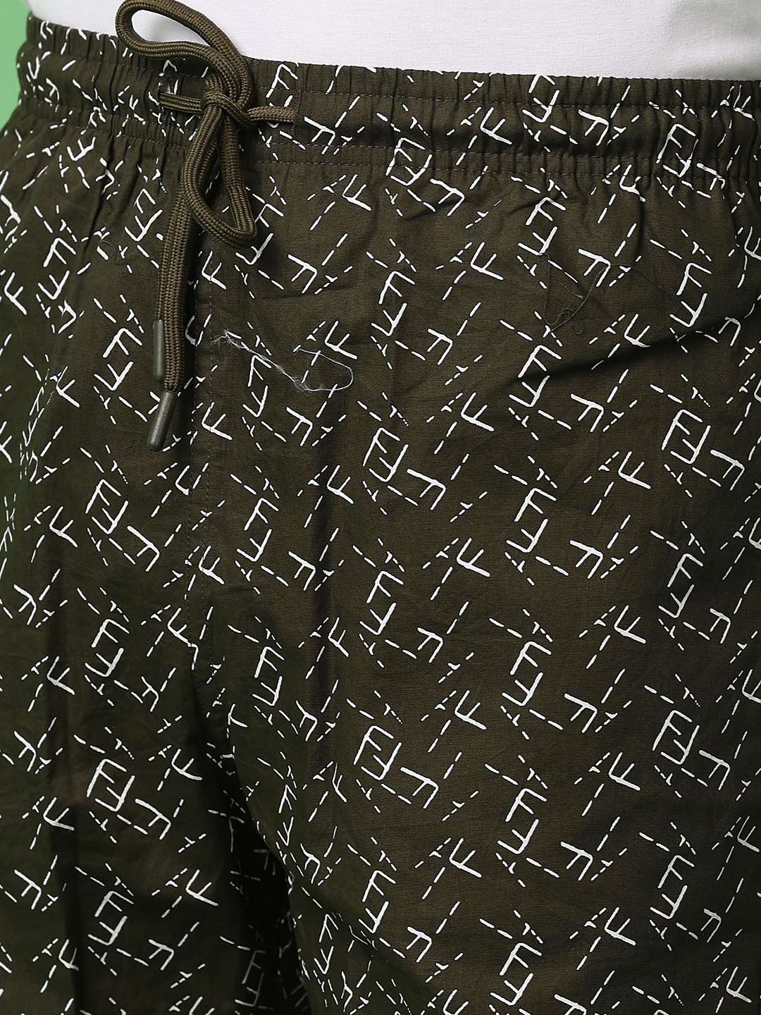 olive poplin shorts - 21244258 - Standard Image - 5