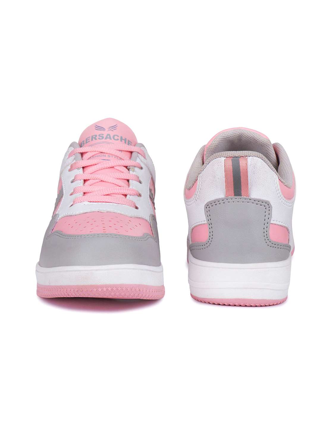 pink lace-up sports shoes - 21245012 - Standard Image - 3