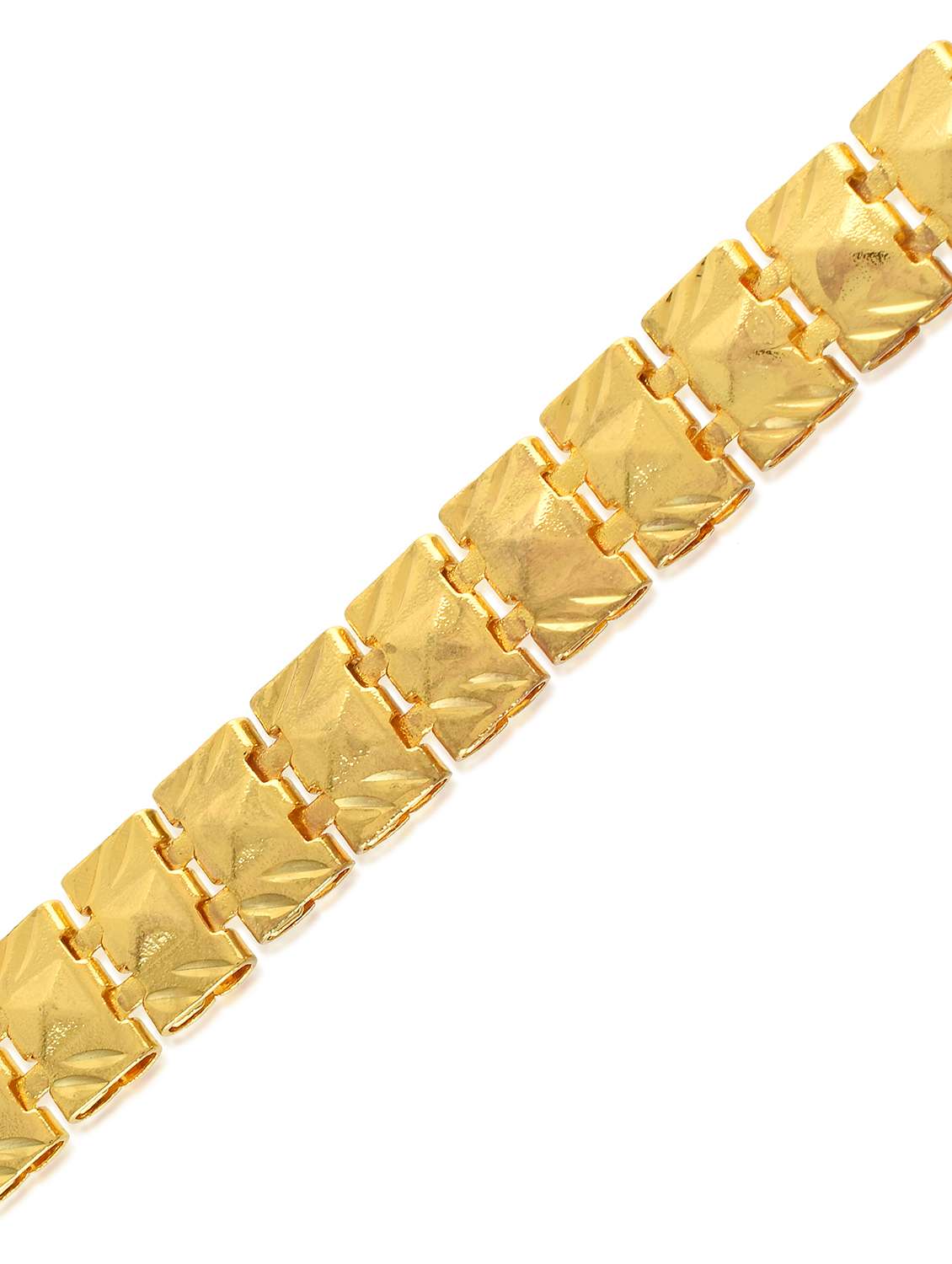 gold brass bangle bracelet - 21245018 -  Standard Image - 3