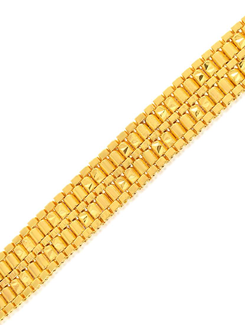 gold brass bangle bracelet - 21246745 -  Standard Image - 3