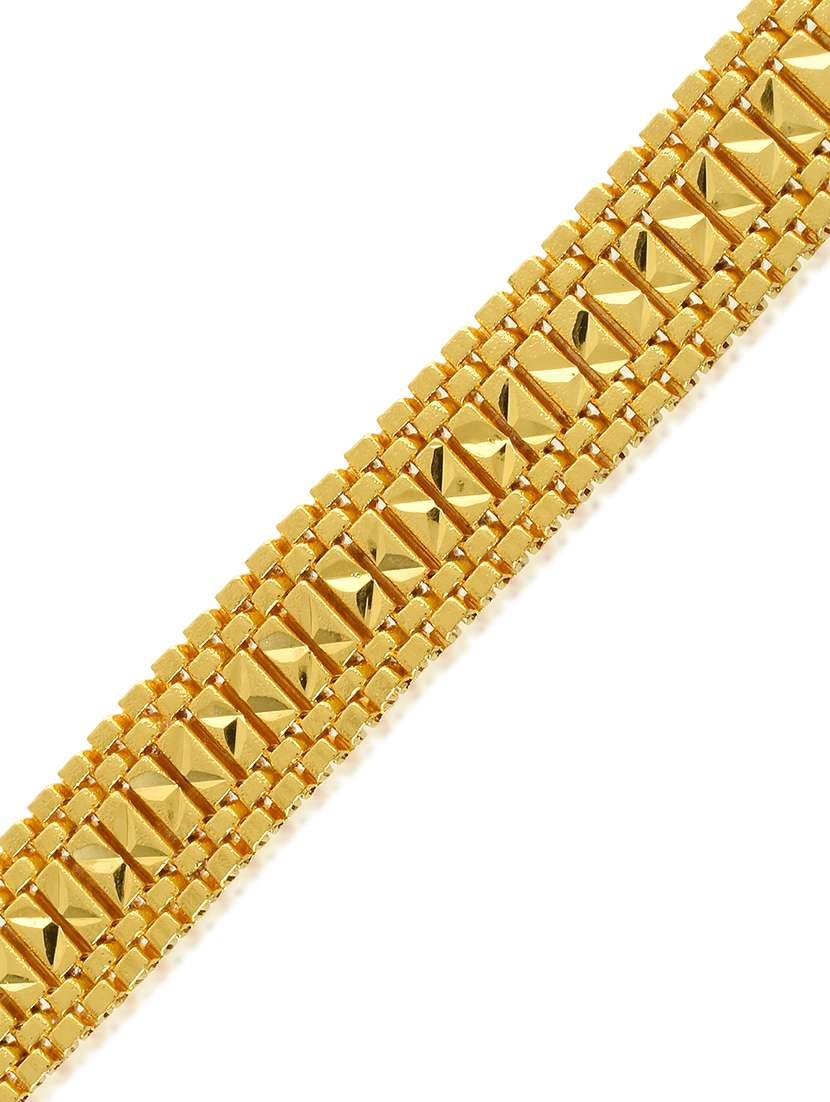 gold brass bangle bracelet - 21246746 -  Standard Image - 3