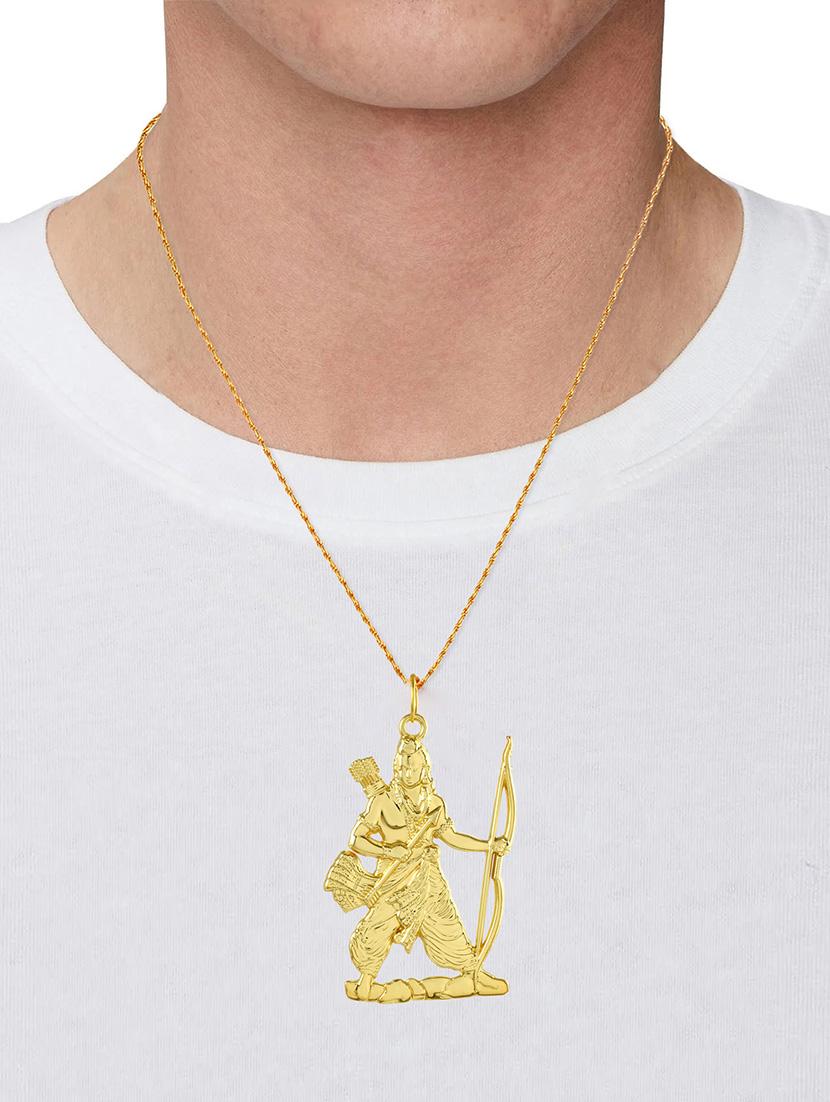 gold brass pendant - 21246873 - Standard Image - 3