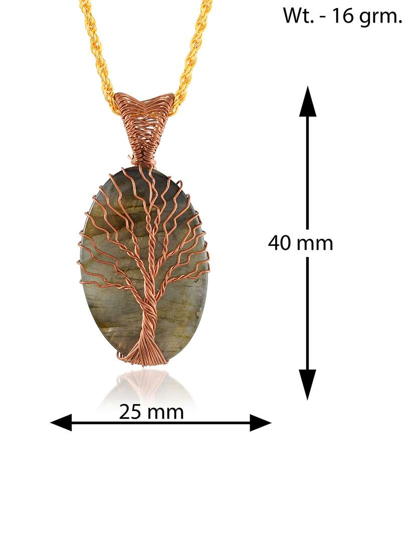 brown crystal pendant - 21246892 -  Standard Image - 3