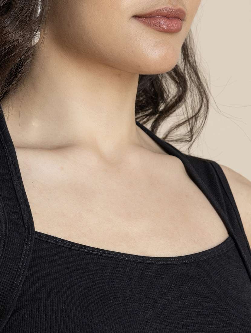 women solid sleeveless bodycon dress - 21246917 -  Standard Image - 5