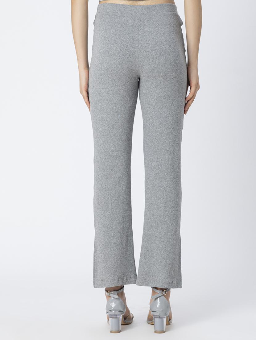 grey jersey bootcut trouser - 21247045 - Standard Image - 3