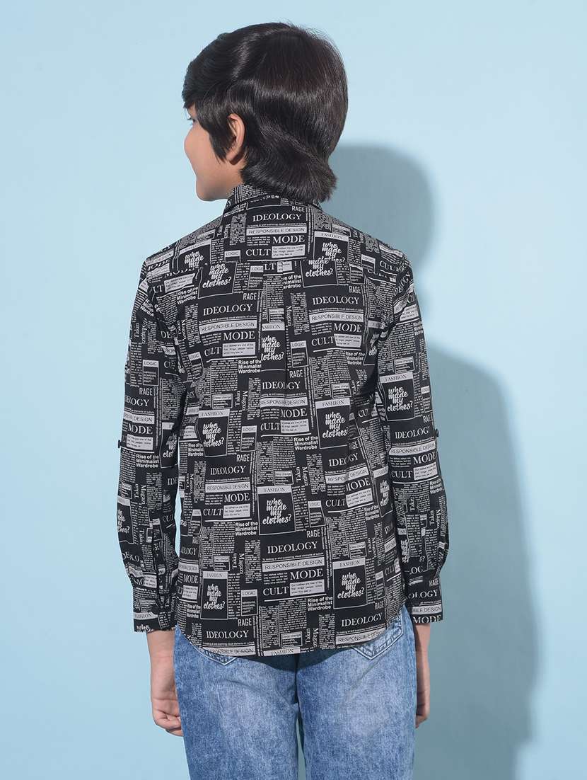 boys long sleeved cotton shirt - 21247115 -  Standard Image - 3