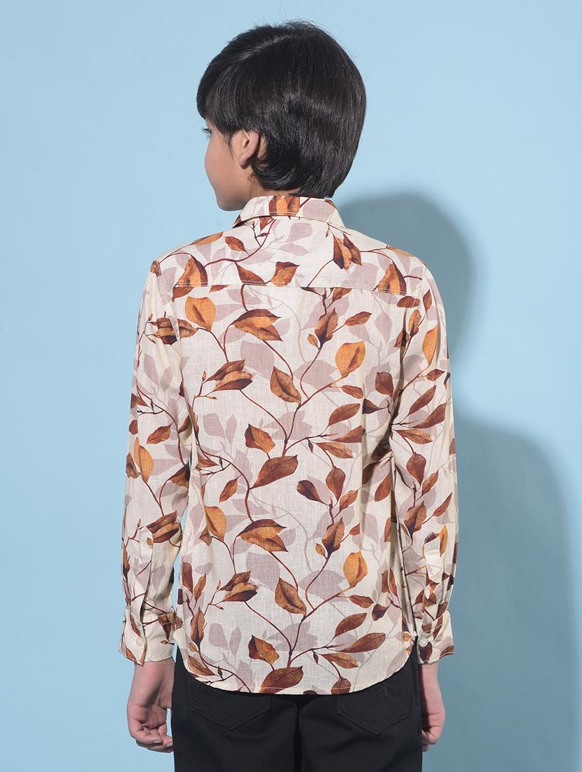 boys long sleeved printed shirt - 21247125 - Standard Image - 3