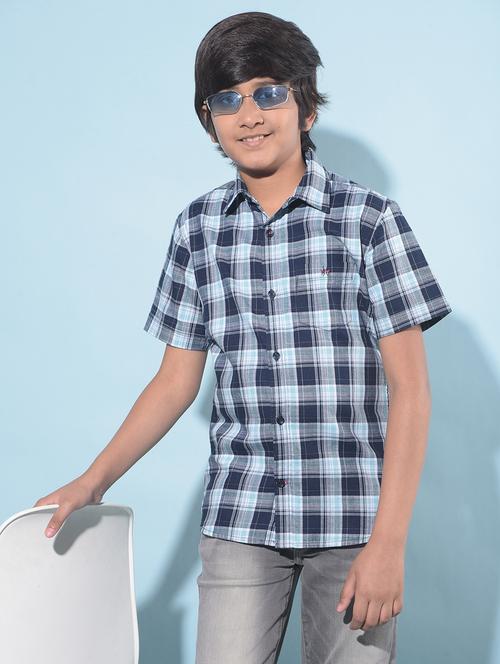 boys short sleeved cotton shirt - 21247155 -  Standard Image - 0