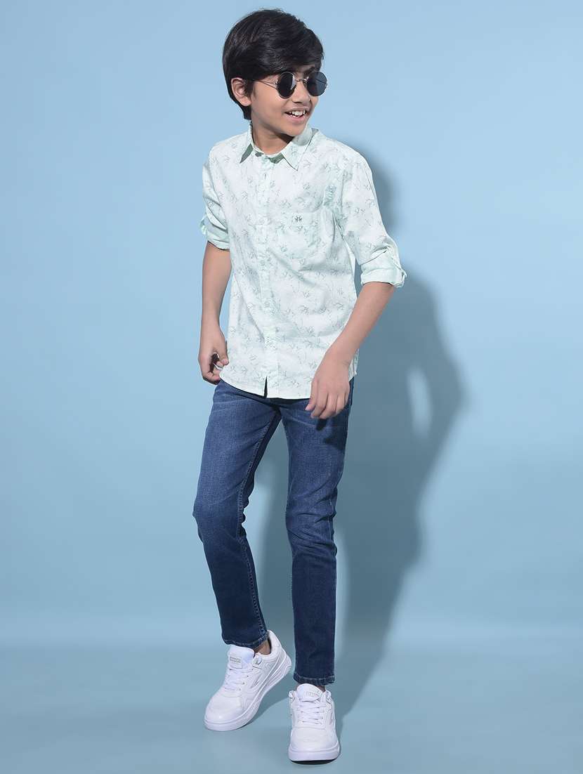 boys long sleeved cotton shirt - 21247159 -  Standard Image - 3