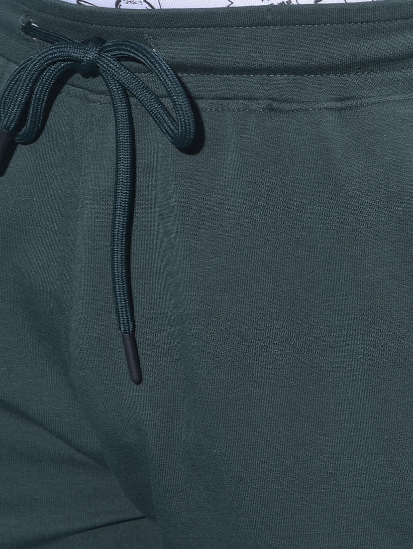 green cotton blend track pant - 21247196 -  Standard Image - 5